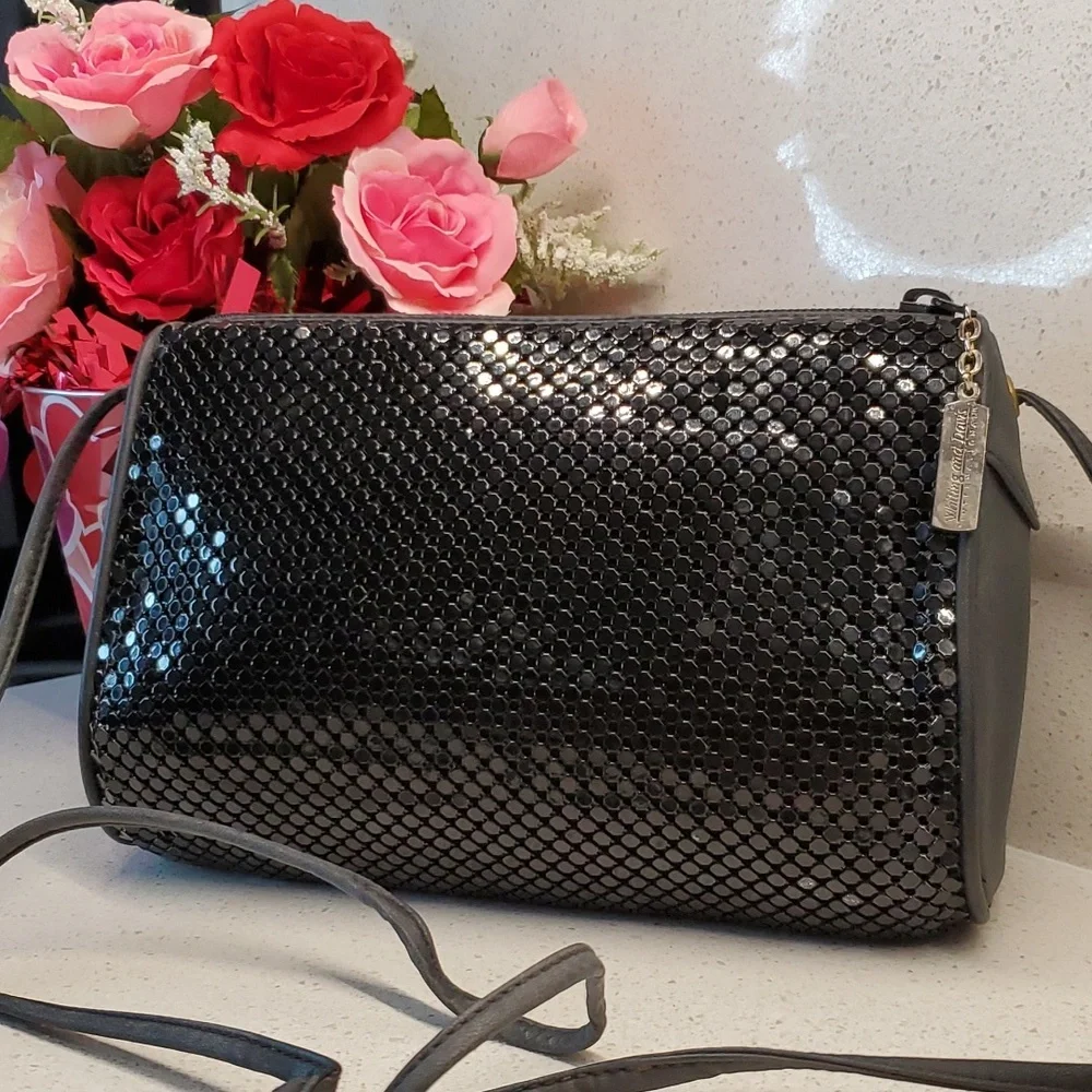 WHITING AND DAVIS chainmail crossbody bag